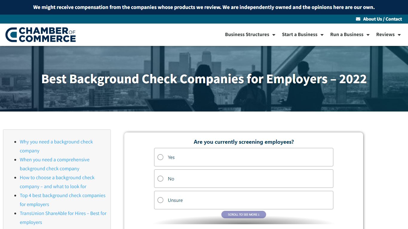 Best Background Check Companies for Employers – 2022